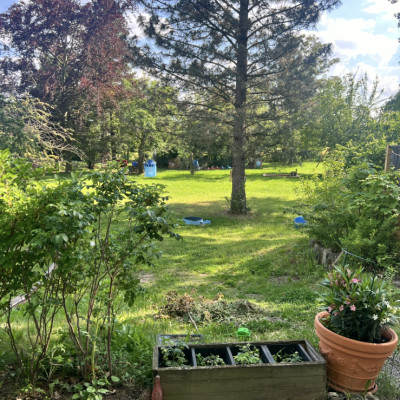 Blick vom Spielzimmer